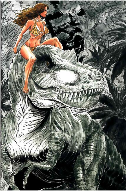 Cavewoman Starship Blish #2 Cover F- Durham [Amryl Comic] THUMBNAIL