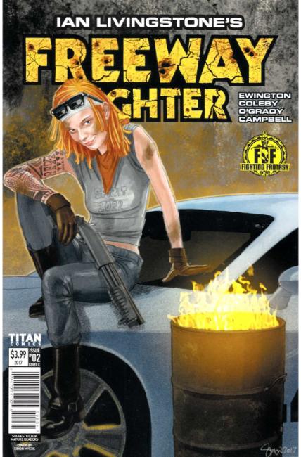 Ian Livingstone Freeway Fighter #2 Cover C [Titan Comic] THUMBNAIL