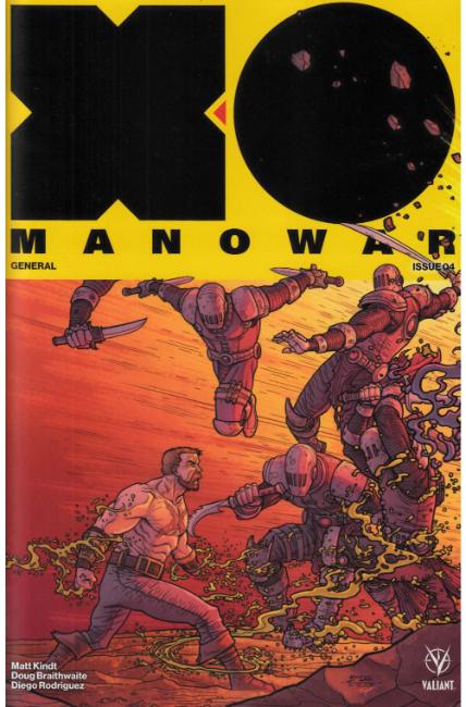 X-O Manowar #4 Cover C- Bodenheim Interlock Variant [Valiant Comic] LARGE