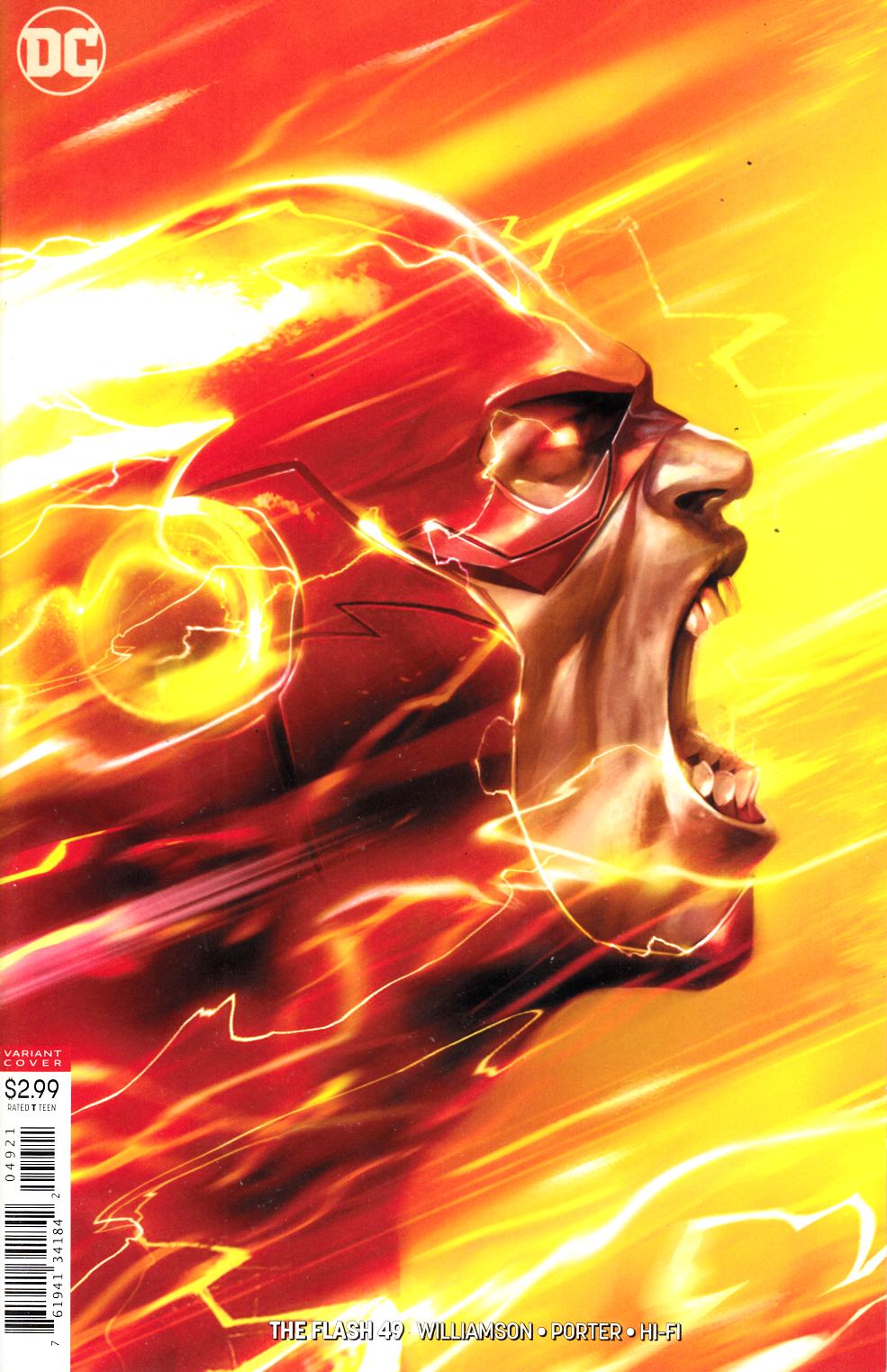Flash #49 Mattina Variant Cover Near Mint (9.4) [DC Comic] LARGE