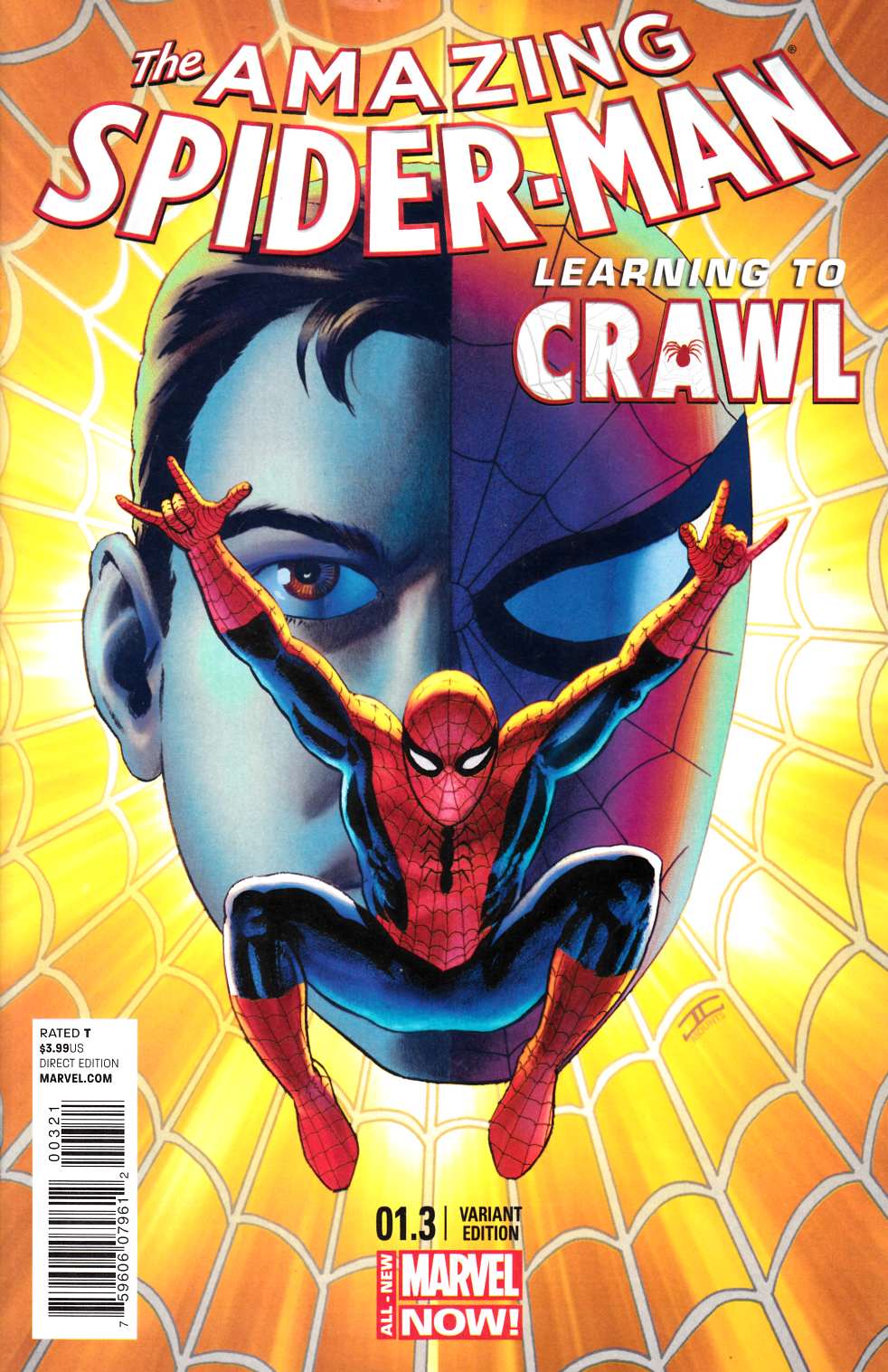 Amazing Spider-Man #1.3 Cassaday Variant Cover Near Mint (9.4) [Marvel Comic] THUMBNAIL