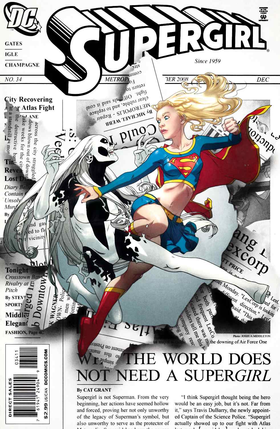Supergirl #34 Near Mint (9.4) [DC Comic] LARGE