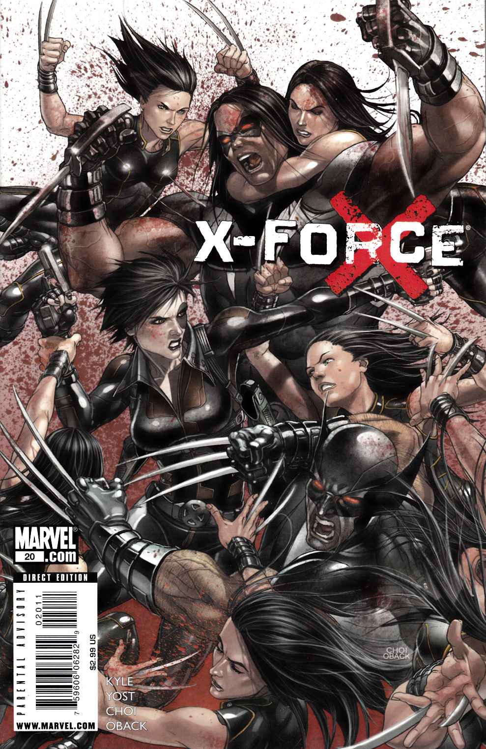 X-Force #20 Near Mint Minus (9.2) [Marvel Comic]