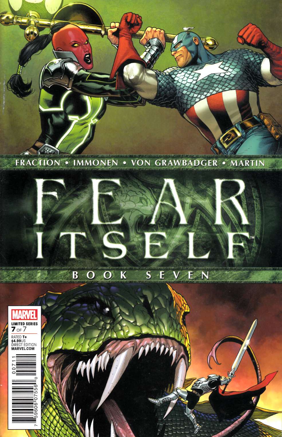 Fear Itself #7 Near Mint (9.4) [Marvel Comic] THUMBNAIL