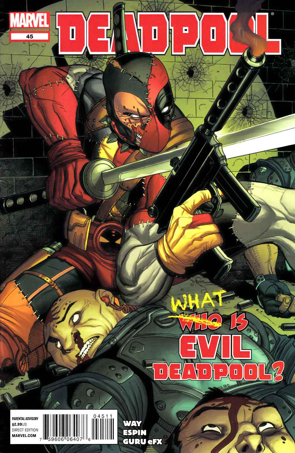 Deadpool #45 Very Fine (8.0) [Marvel Comic] THUMBNAIL