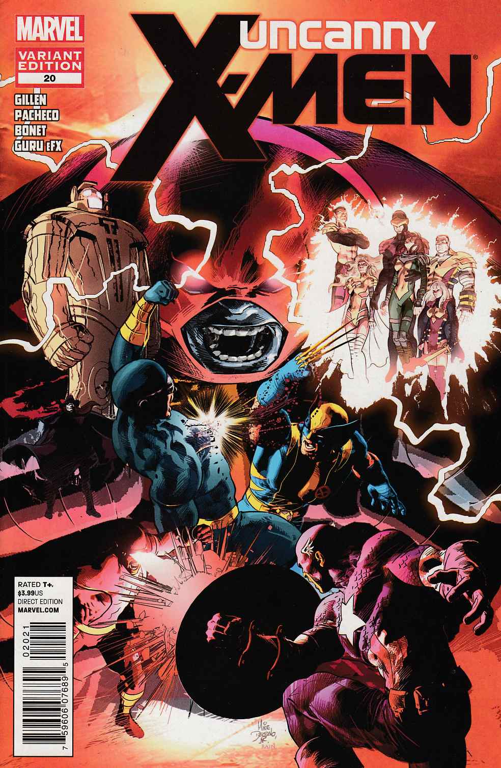 Uncanny X-Men #20 Final Issue Variant Cover Near Mint (9.4) [Marvel Comic] THUMBNAIL