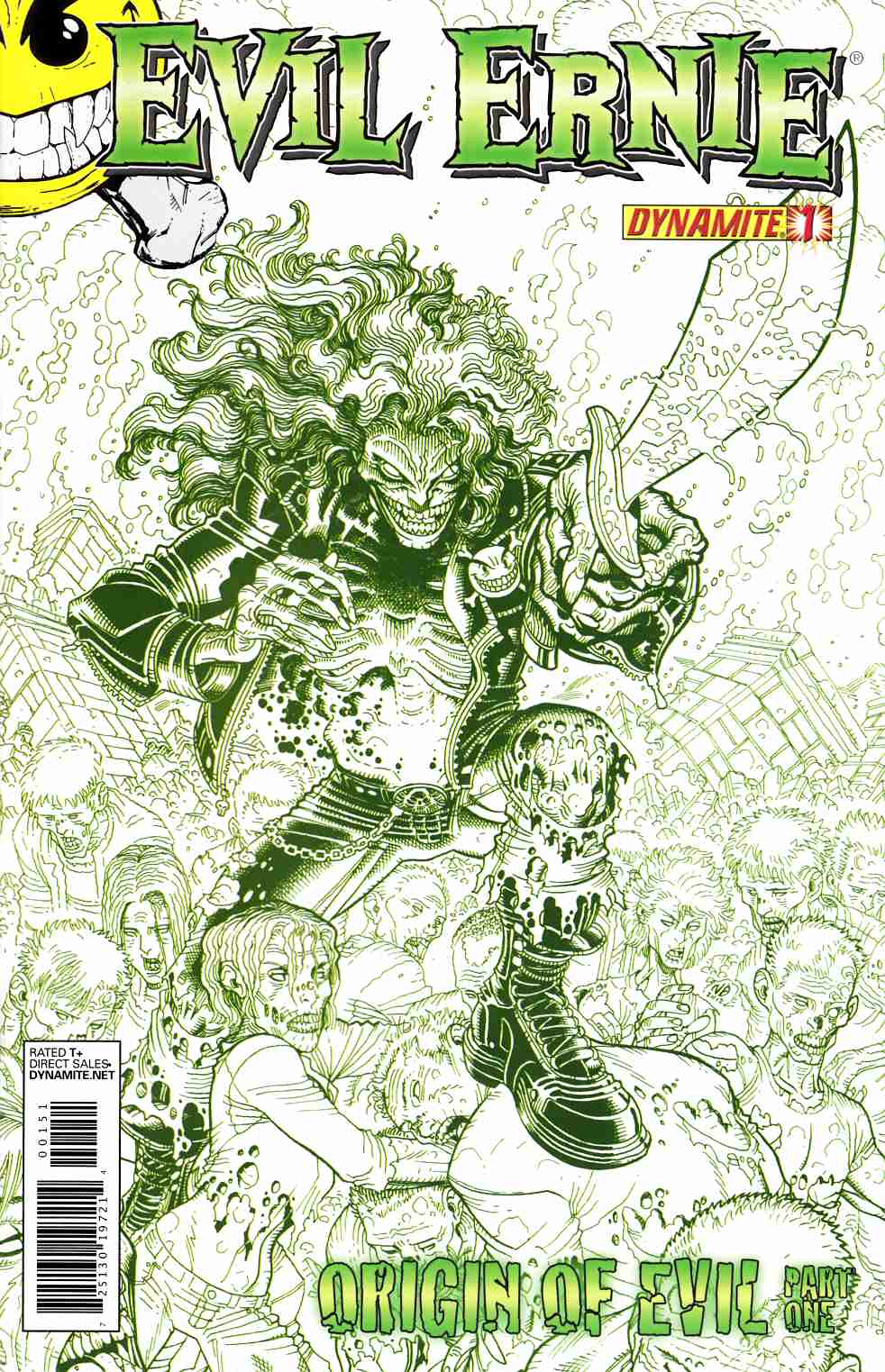 Evil Ernie #1 Bradshaw B&G Incentive Cover Near Mint (9.4) [Dynamite Comic] LARGE