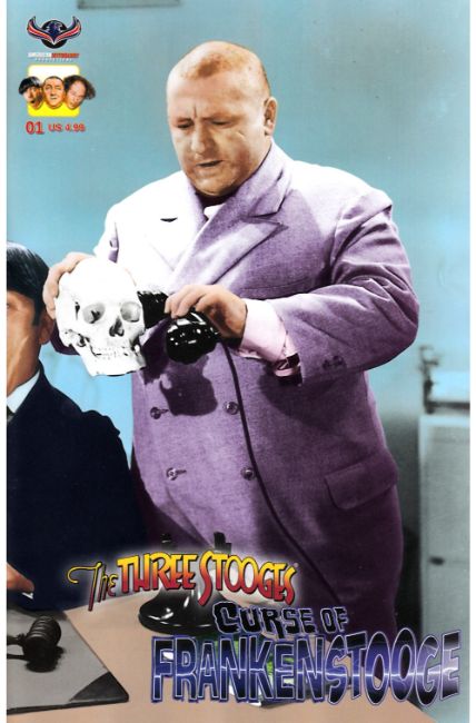 Three Stooges Curse of Frankenstooge (One Shot) Photo Cover [American Myth Comic] THUMBNAIL