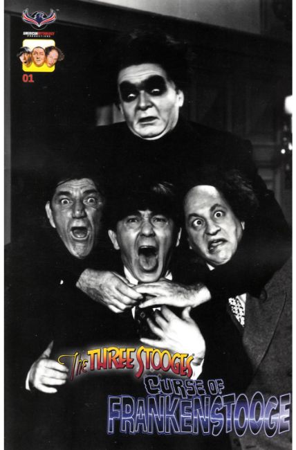 Three Stooges Curse of Frankenstooge (One Shot) Classic Incentive Cover [American Myth Comic] THUMBNAIL