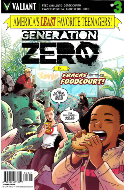 Generation Zero #3 Cover C- Charm Incentive [Valiant Comic] THUMBNAIL