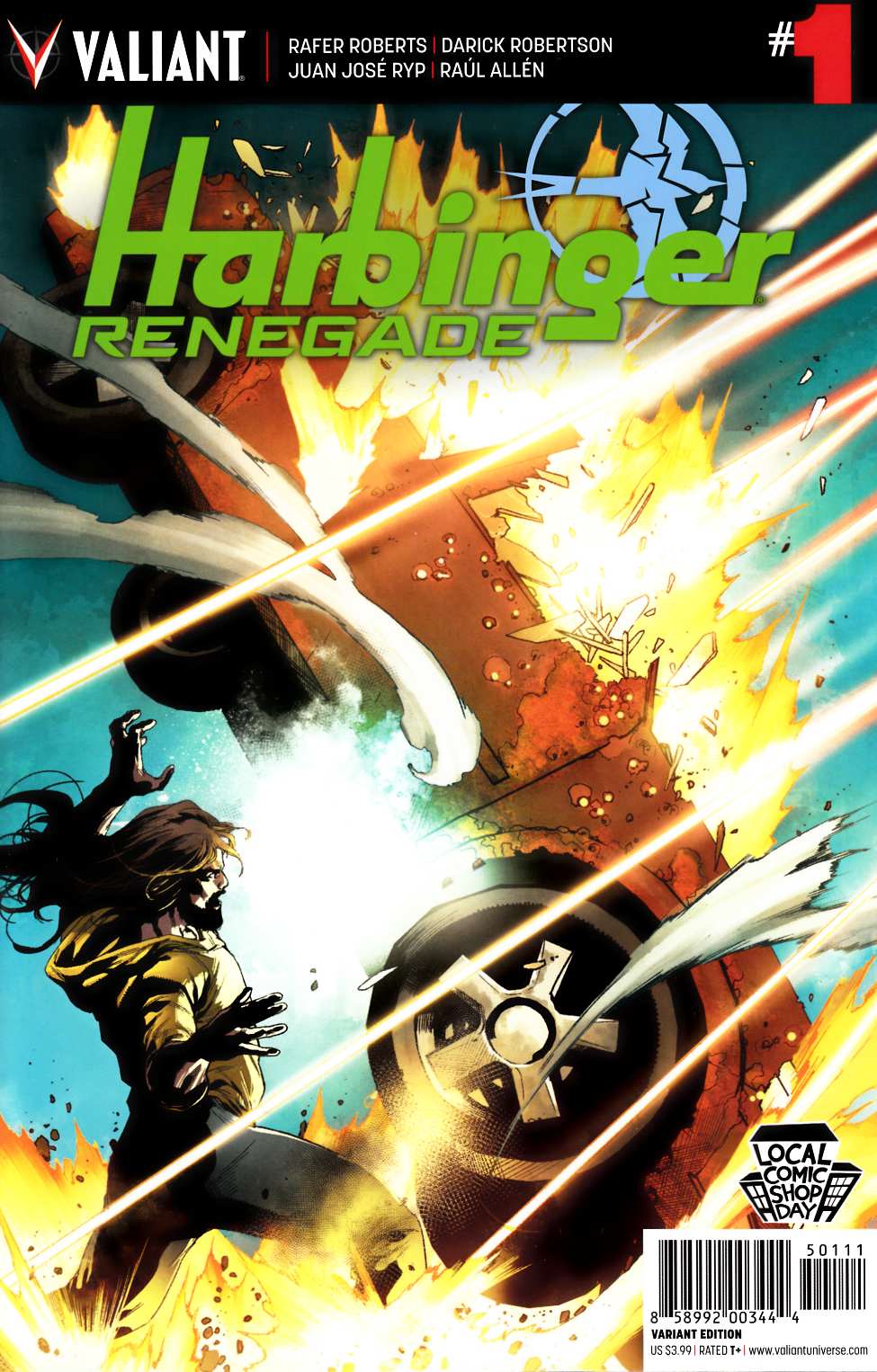 Harbinger Renegade #1 Cover K LCSD 2016 Edition [Valiant Comic] THUMBNAIL