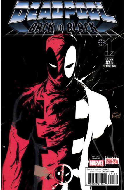 Deadpool Back In Black #1 Second Printing [Marvel Comic] THUMBNAIL