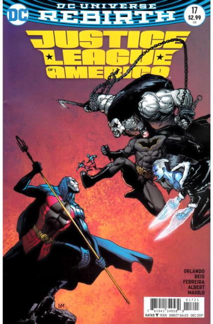 Justice League of America #17 Mahnke Variant Cover [DC Comic] LARGE
