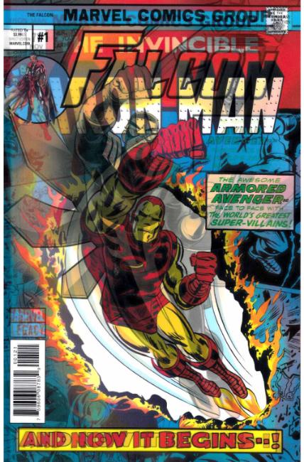 Falcon #1 Lenticular Variant Cover Near Mint (9.4) [Marvel Comic] LARGE