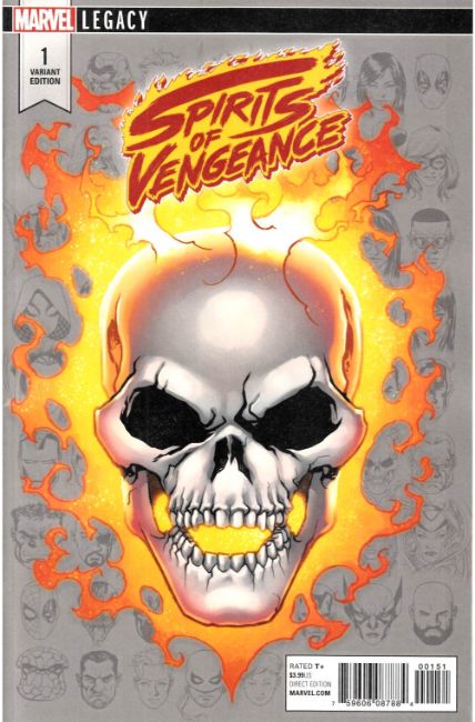 Spirits of Vengeance #1 McKone Legacy Headshot Variant Cover [Marvel Comic] THUMBNAIL