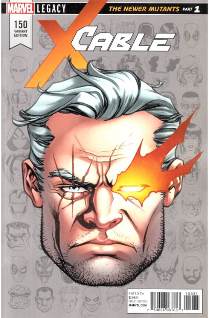 Cable #150 McKone Legacy Headshot Variant Cover Near Mint (9.4) [Marvel Comic] LARGE