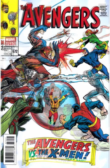 Avengers #672 Lenticular Variant Cover Near Mint (9.4) [Marvel Comic] LARGE