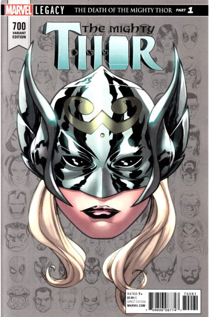 Mighty Thor #700 McKone Legacy Headshot Variant Cover Near Mint (9.4) [Marvel Comic] LARGE