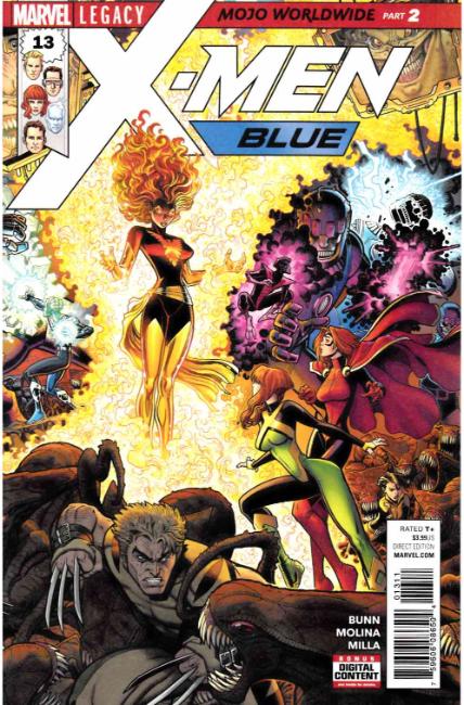 X-Men Blue #13 Near Mint (9.4) [Marvel Comic] LARGE