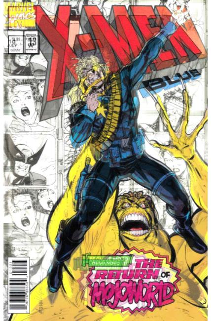 X-Men Blue #13 Lopez Lenticular Variant Cover Near Mint (9.4) [Marvel Comic] LARGE