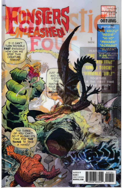 Monsters Unleashed #7 Lenticular Variant Cover Near Mint (9.4) [Marvel Comic] THUMBNAIL