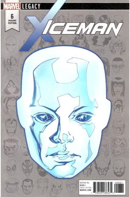 Iceman #6 McKone Legacy Headshot Variant Cover Near Mint (9.4) [Marvel Comic] THUMBNAIL