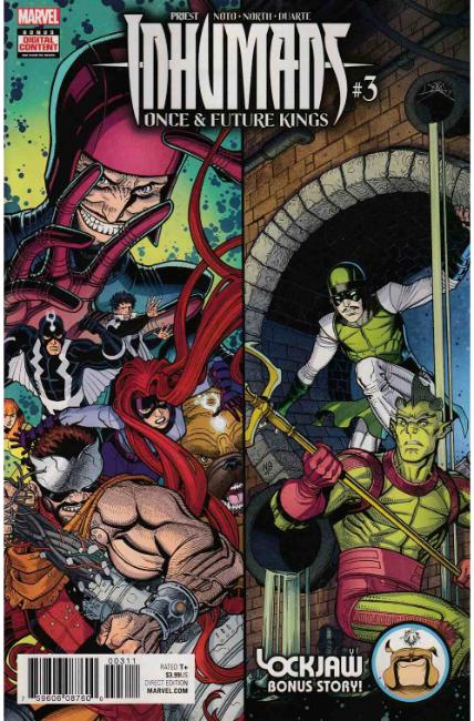 Inhumans Once Future Kings #3 Near Mint (9.4) [Marvel Comic] LARGE