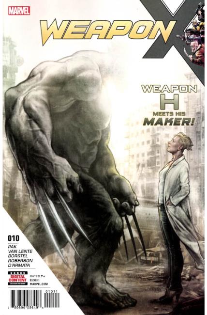Weapon X #10 Near Mint (9.4) [Marvel Comic] LARGE