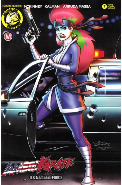 Amerikarate #7 Cover B [Action Lab Comic] THUMBNAIL