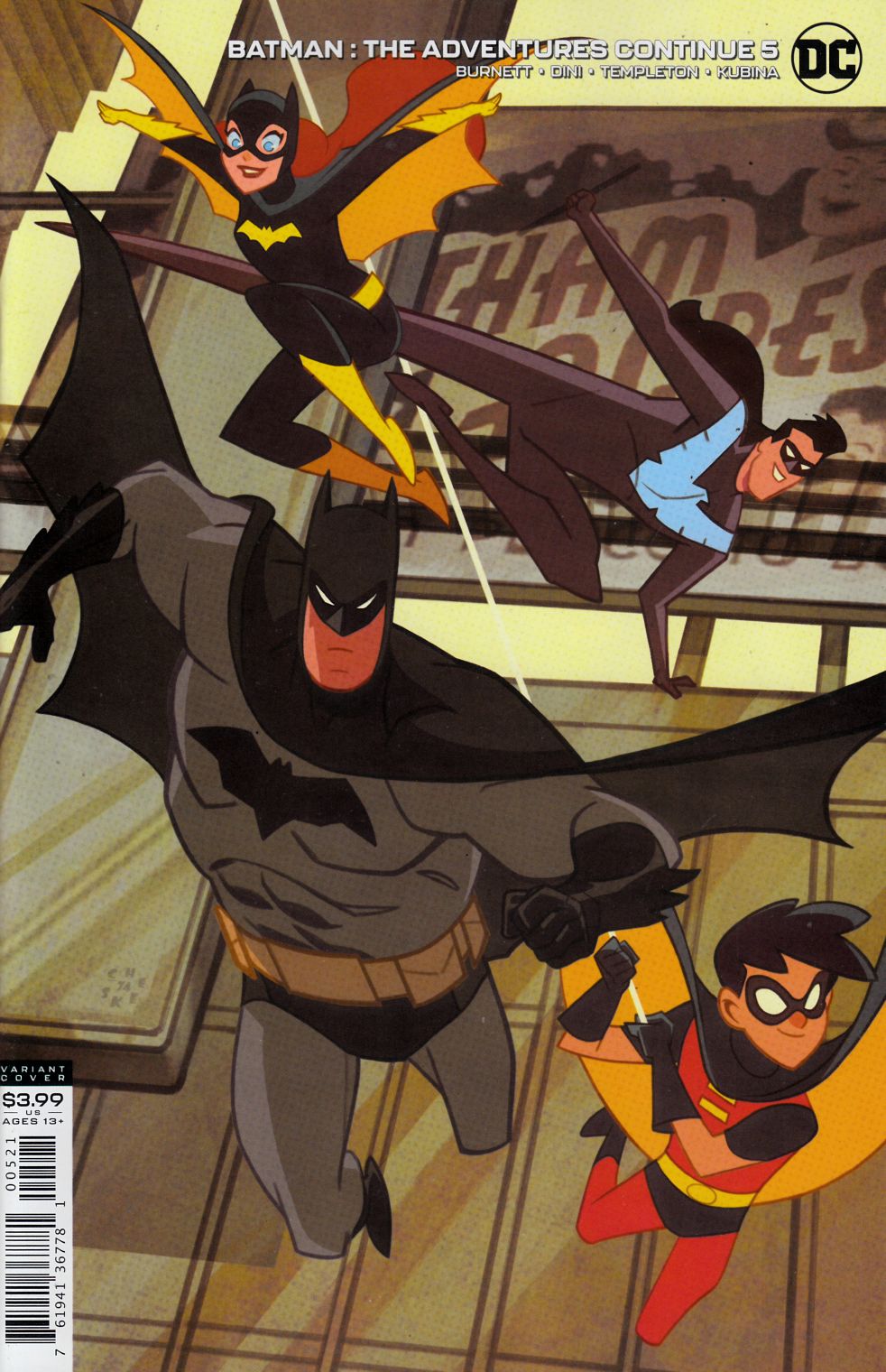 Batman the Adventures Continue #5 Galloway Variant Cover Near Mint (9.4) [DC Comic] THUMBNAIL