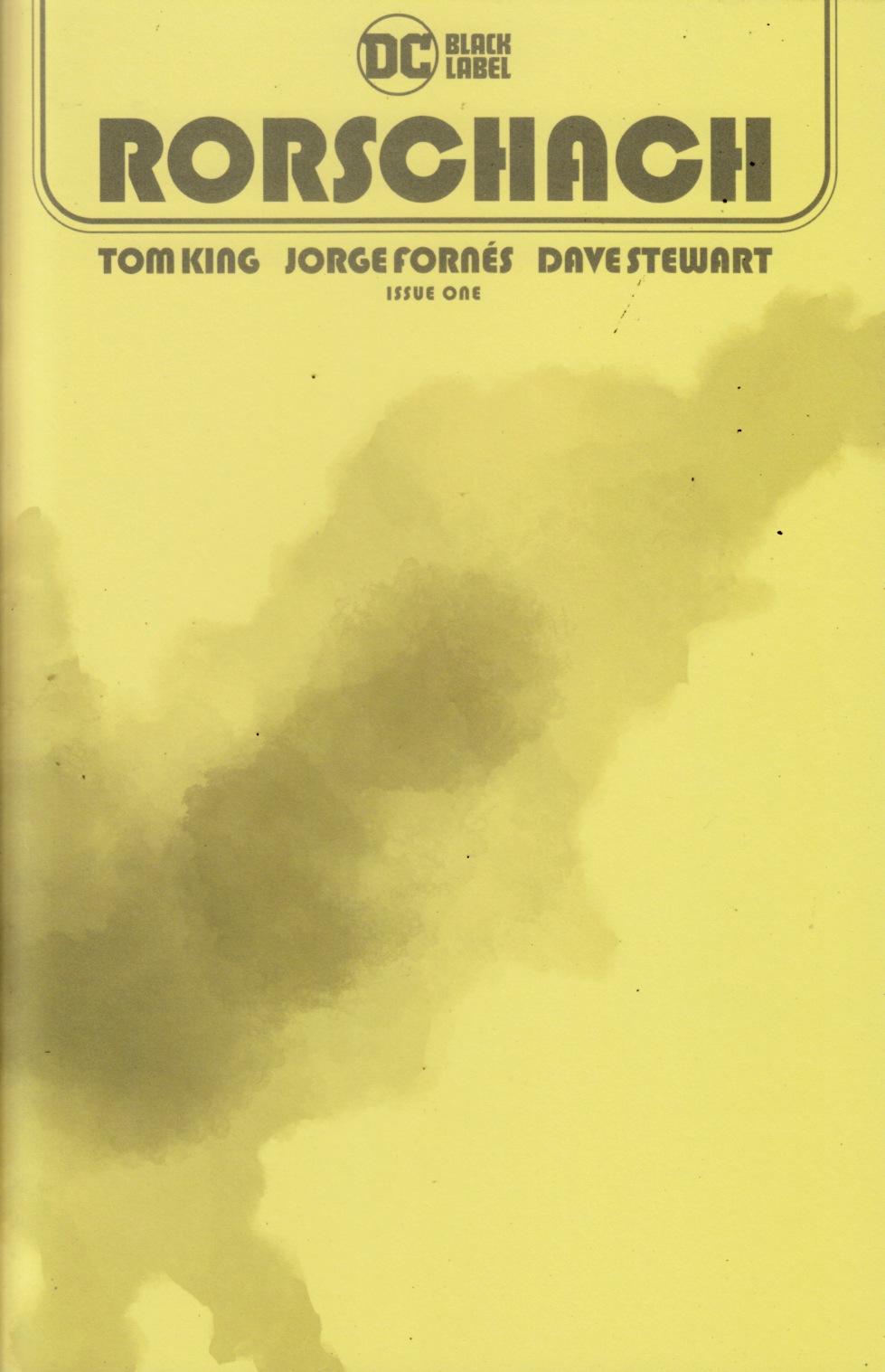 Rorschach #1 Blank Variant Cover Near Mint (9.4) [DC Comic] THUMBNAIL