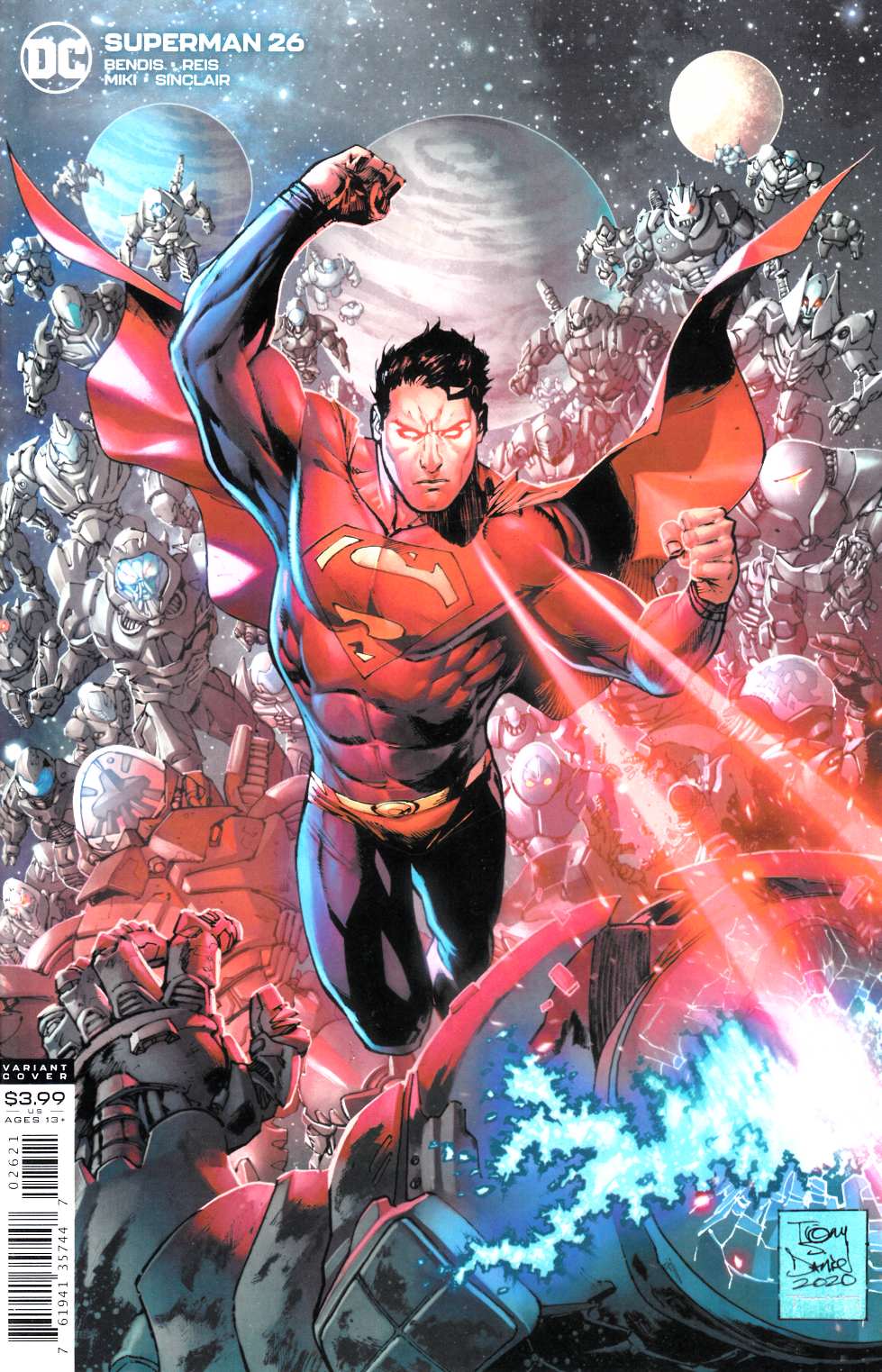 Superman #26 Daniel Variant Cover Near Mint (9.4) [DC Comic] LARGE