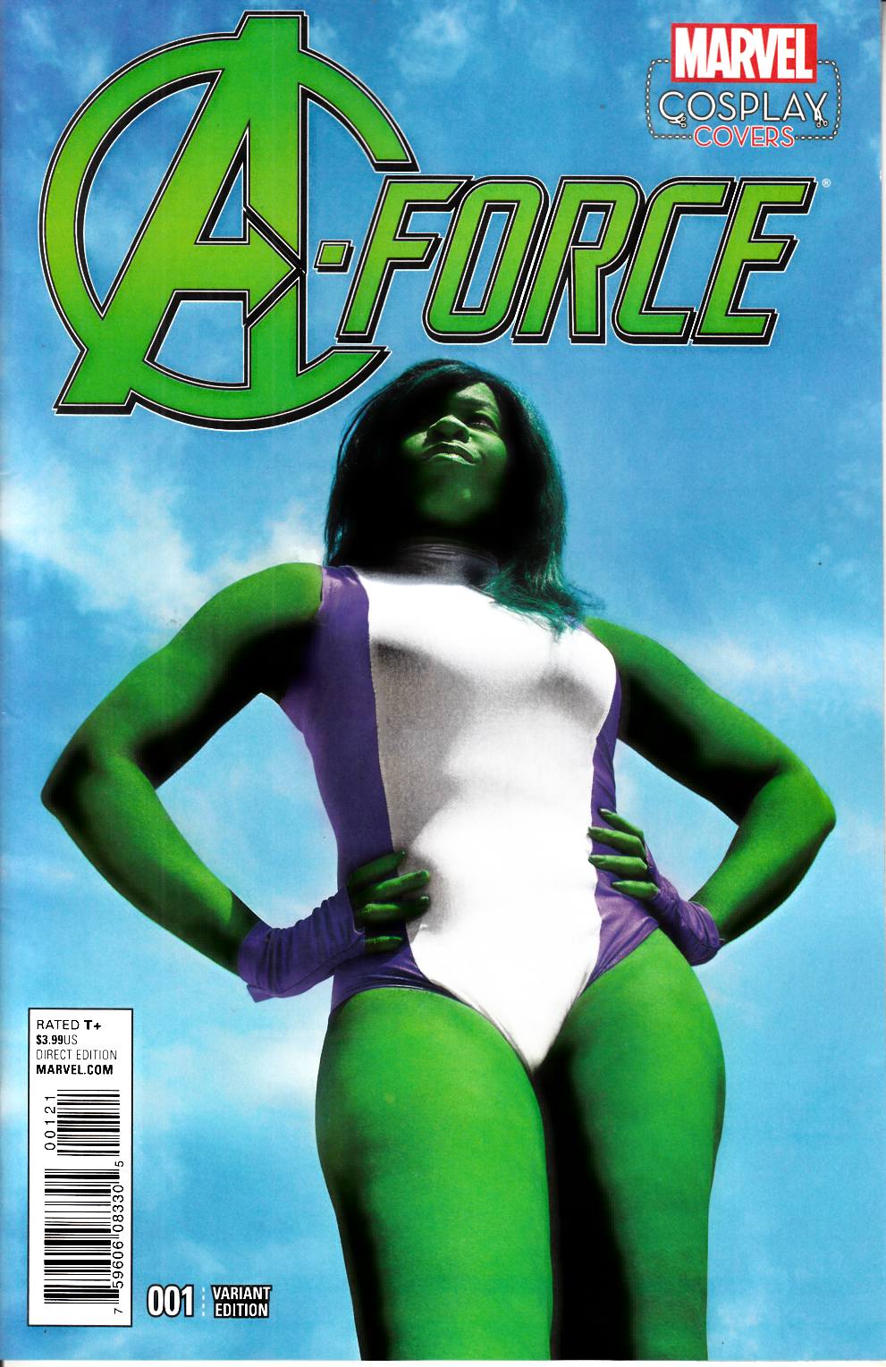 A-Force #1 Cosplay Variant Cover [Marvel Comic] THUMBNAIL