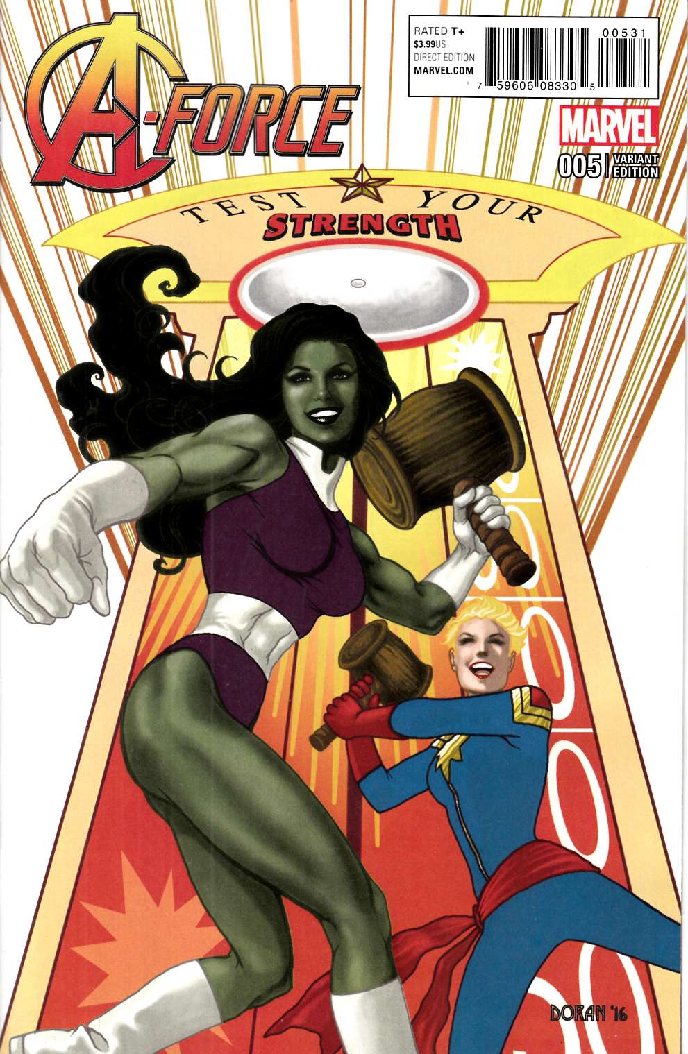 A-Force #5 Doran Classic Variant Cover [Marvel Comic] LARGE