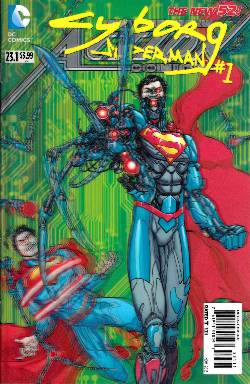Action Comics #23.1 Cyborg Superman 3-D Edition Near Mint (9.4) [DC Comic] LARGE