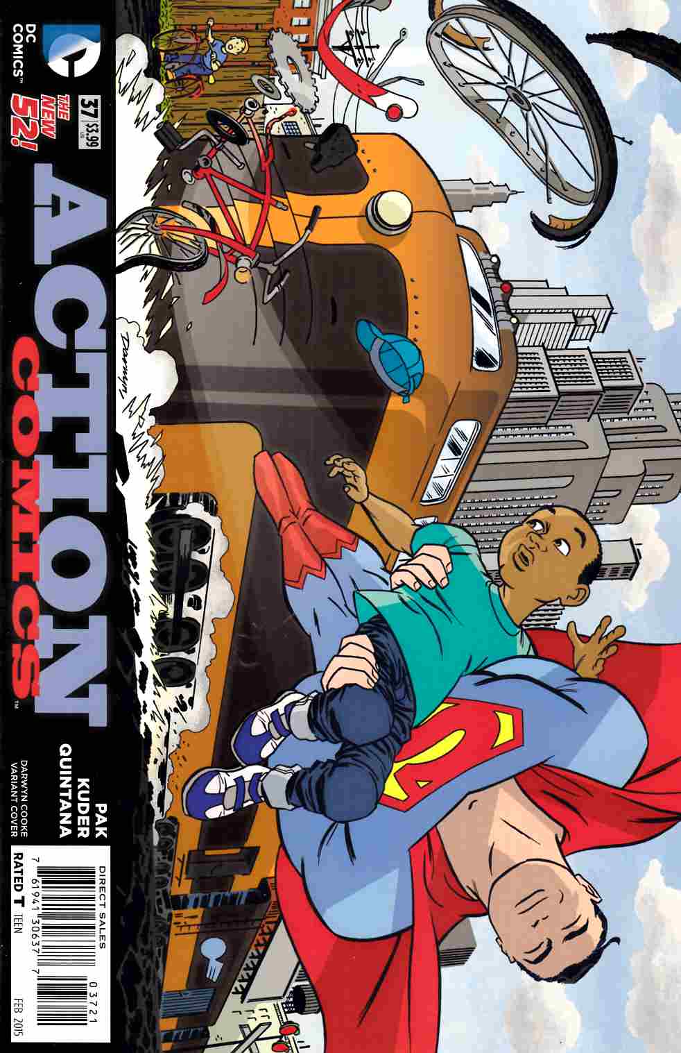 Action Comics #37 Darwyn Cooke Variant Cover [DC Comic] LARGE