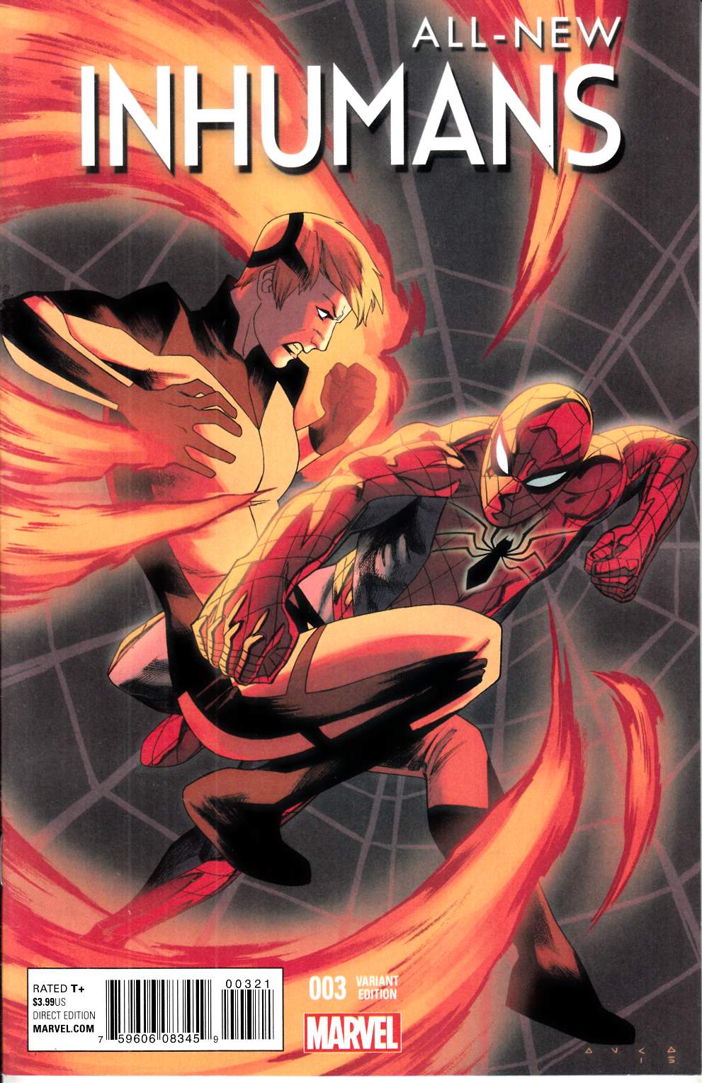 All New Inhumans #3 Anka Variant Cover [Marvel Comic] LARGE