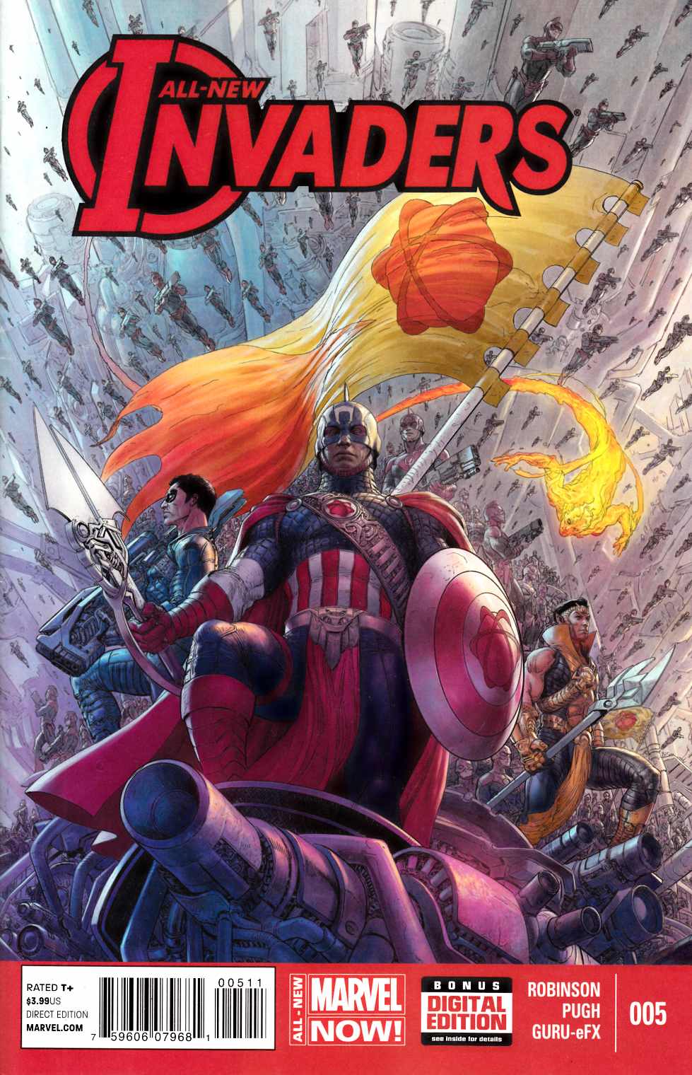 All New Invaders #5 Near Mint (9.4) [Marvel Comic] THUMBNAIL
