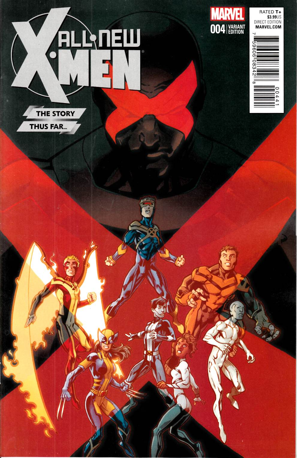 All New X-Men #4 Bagley Story Thus Far Variant Cover [Marvel Comic] LARGE