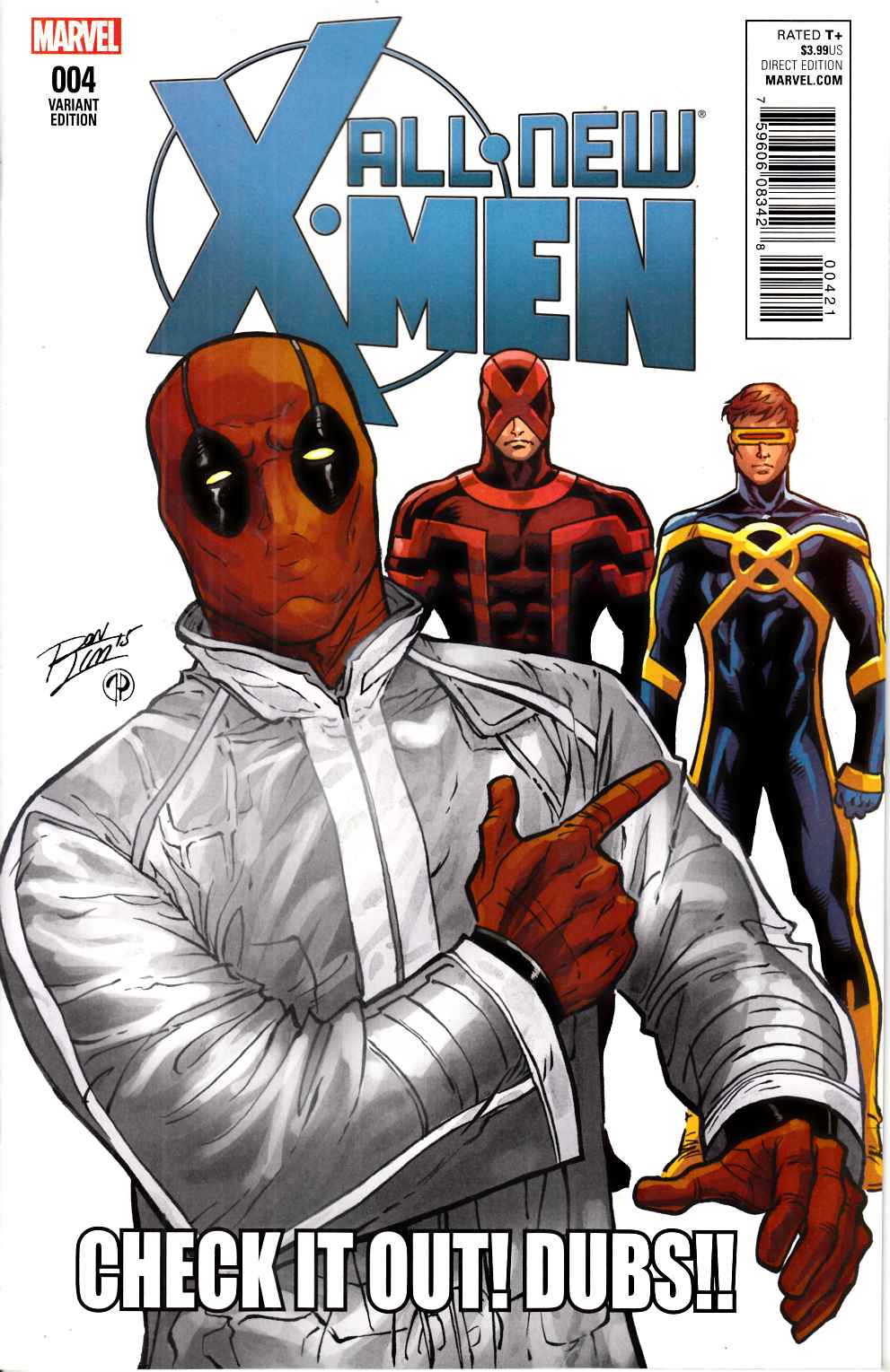 All New X-Men #4 Deadpool Variant Cover [Marvel Comic] LARGE