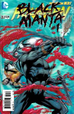 Aquaman #23.1 Black Manta 3-D Edition Near Mint (9.4) [DC Comic] LARGE