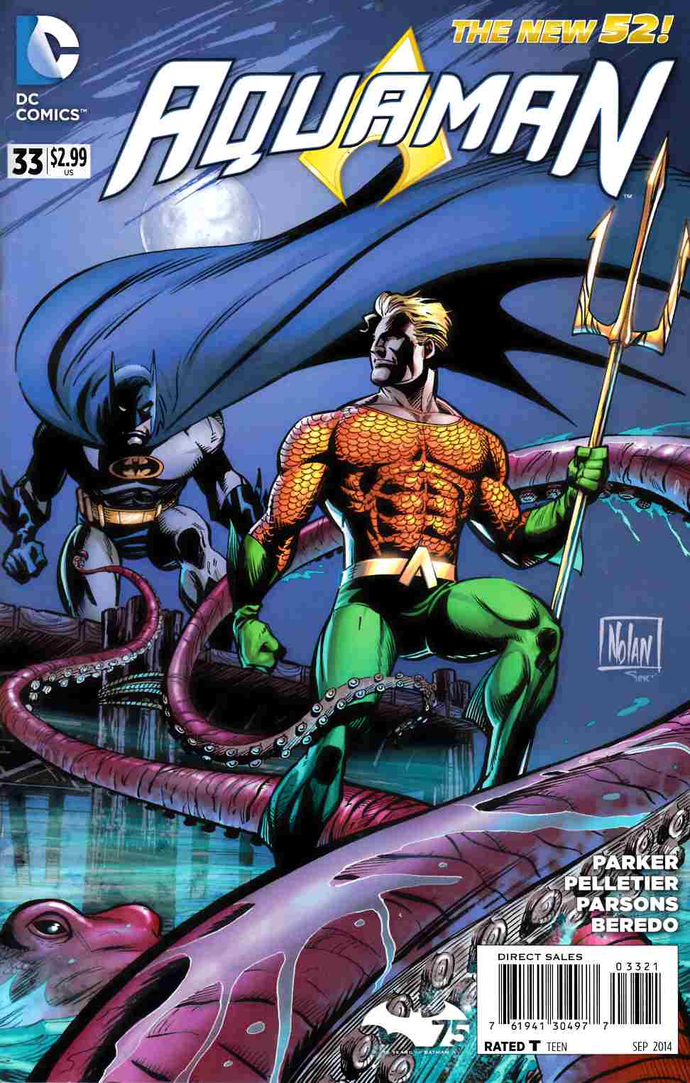 Aquaman 33 Batman 75th Variant Cover Comic Dreamlandcomics Com Online Store