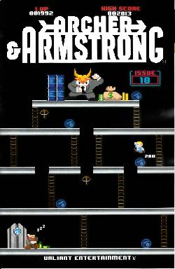 Archer & Armstrong (Vu) #10 Orderall 8-Bit Cover [Comic] LARGE