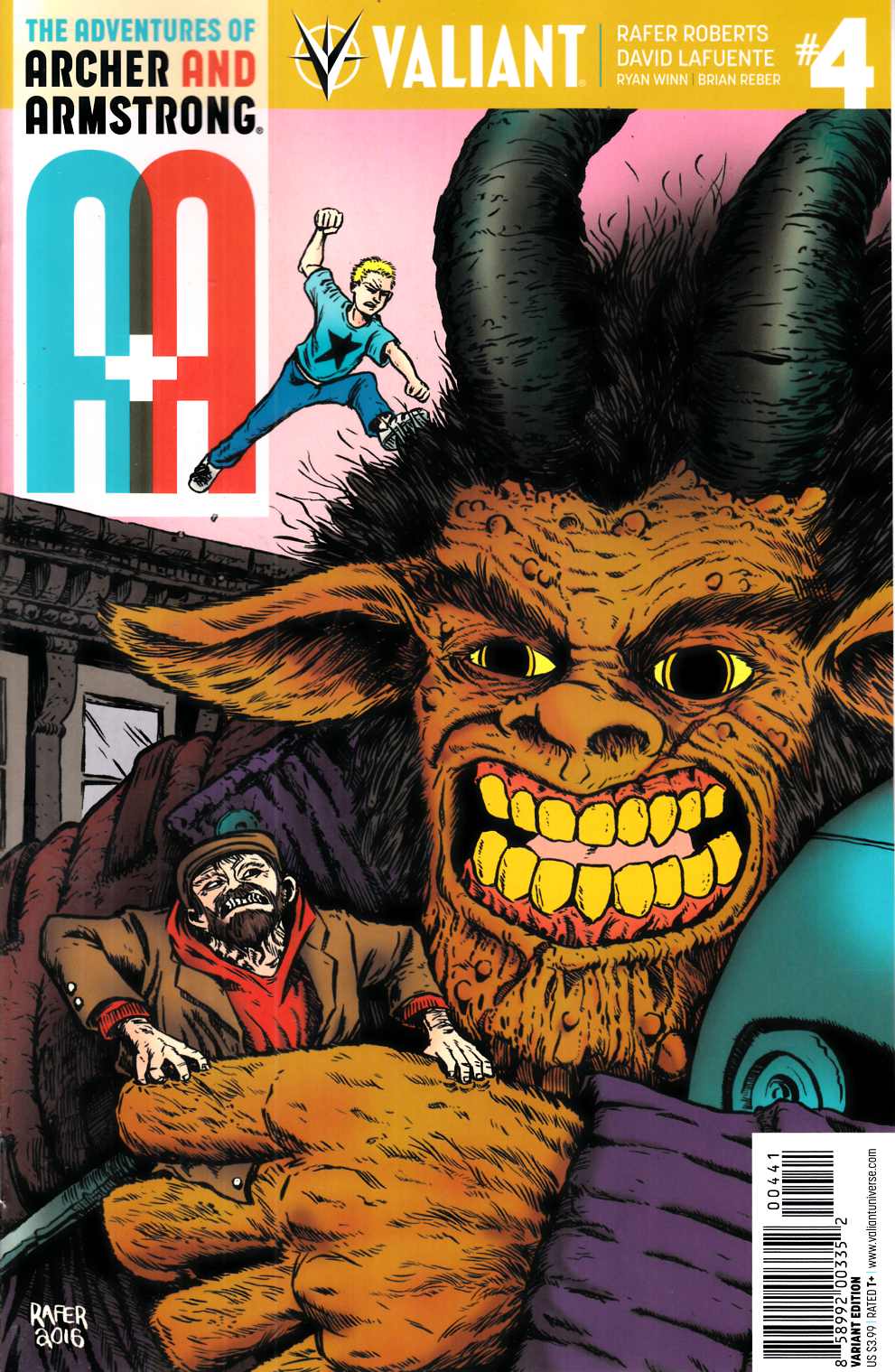 Archer & Armstrong #4 Cover D- Roberts Incentive [Valiant Comic] LARGE