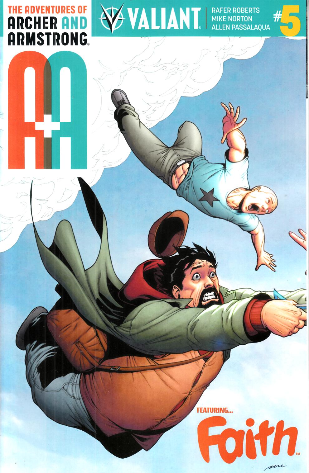 Archer & Armstrong #5 Cover G- Faith Interlock Perez Incentive [Valiant Comic] LARGE