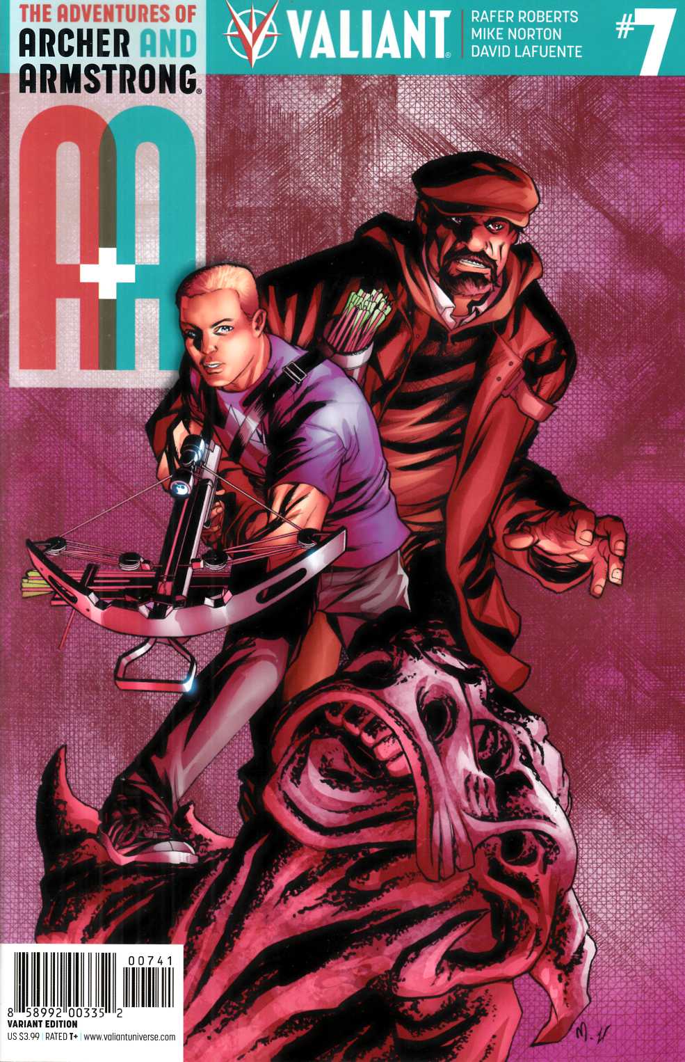Archer & Armstrong #7 Cover D- McKone Variant Cover [Valiant Comic] LARGE