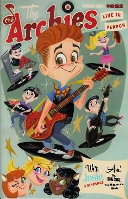 Archie #652 Retro Concert Poster Cover [Comic] LARGE