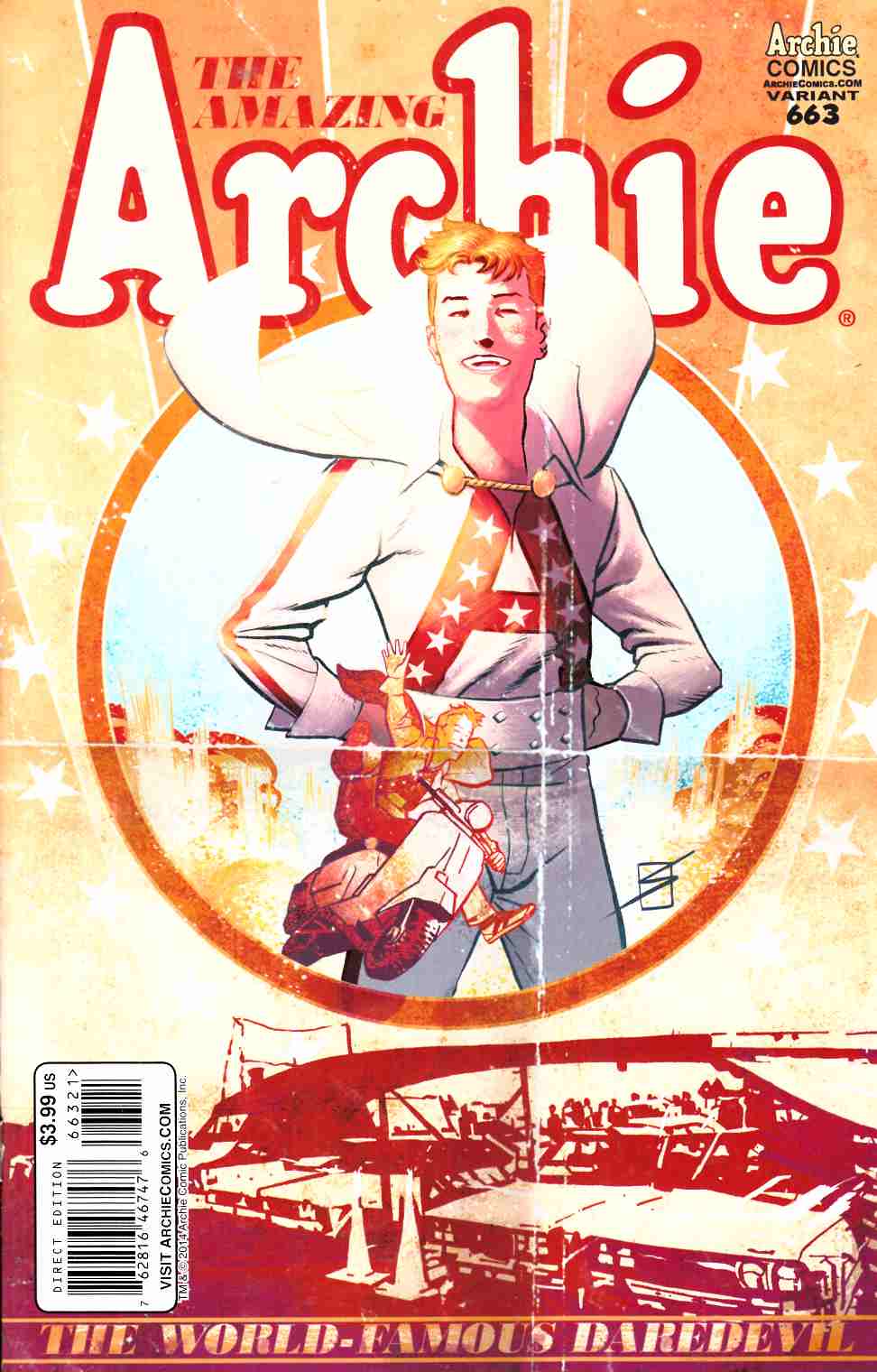 Archie #663 Knievel Poster Variant Cover [Archie Comic] THUMBNAIL