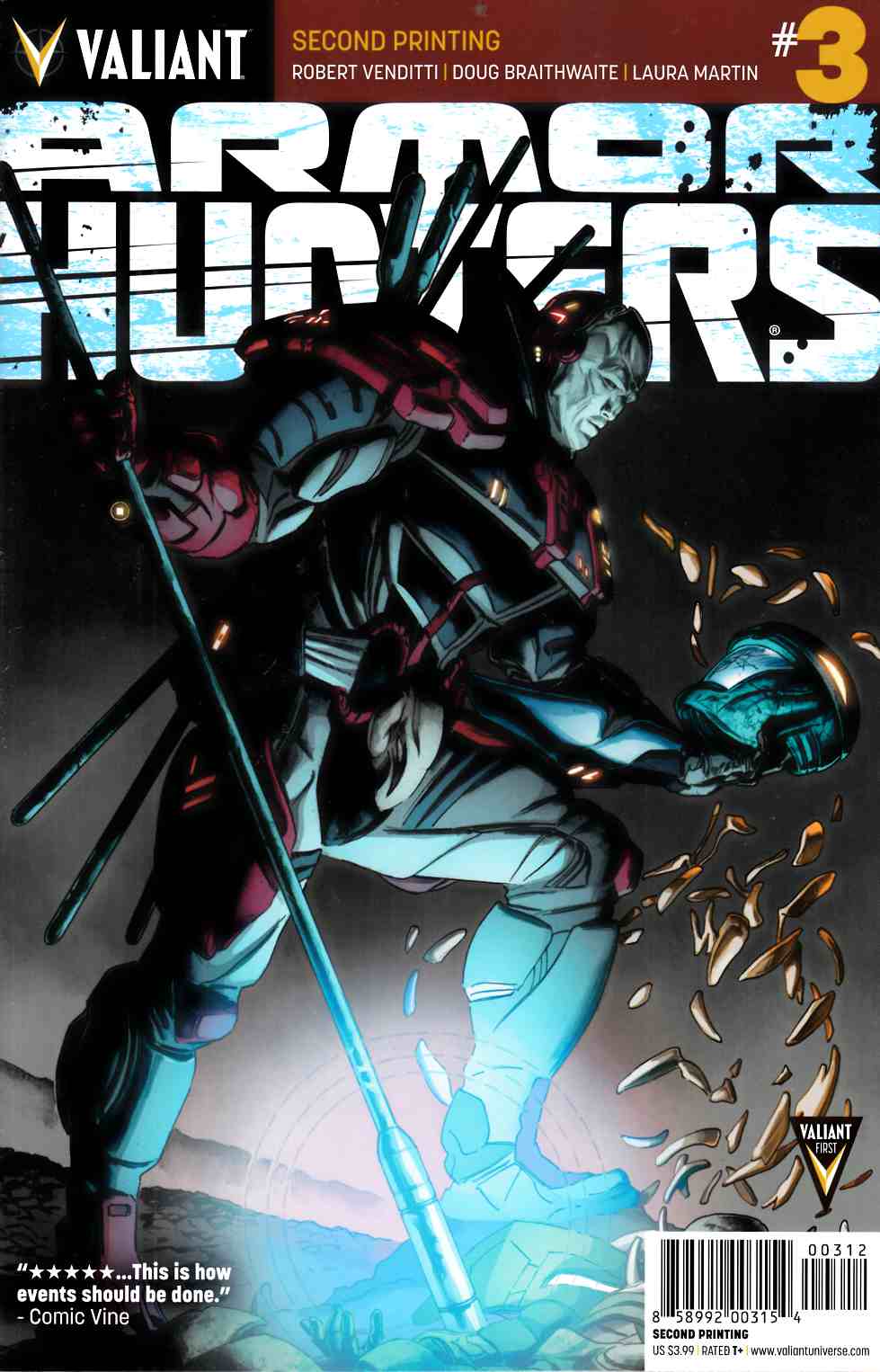 Armor Hunters #3 Second Printing [Valiant Comic] THUMBNAIL