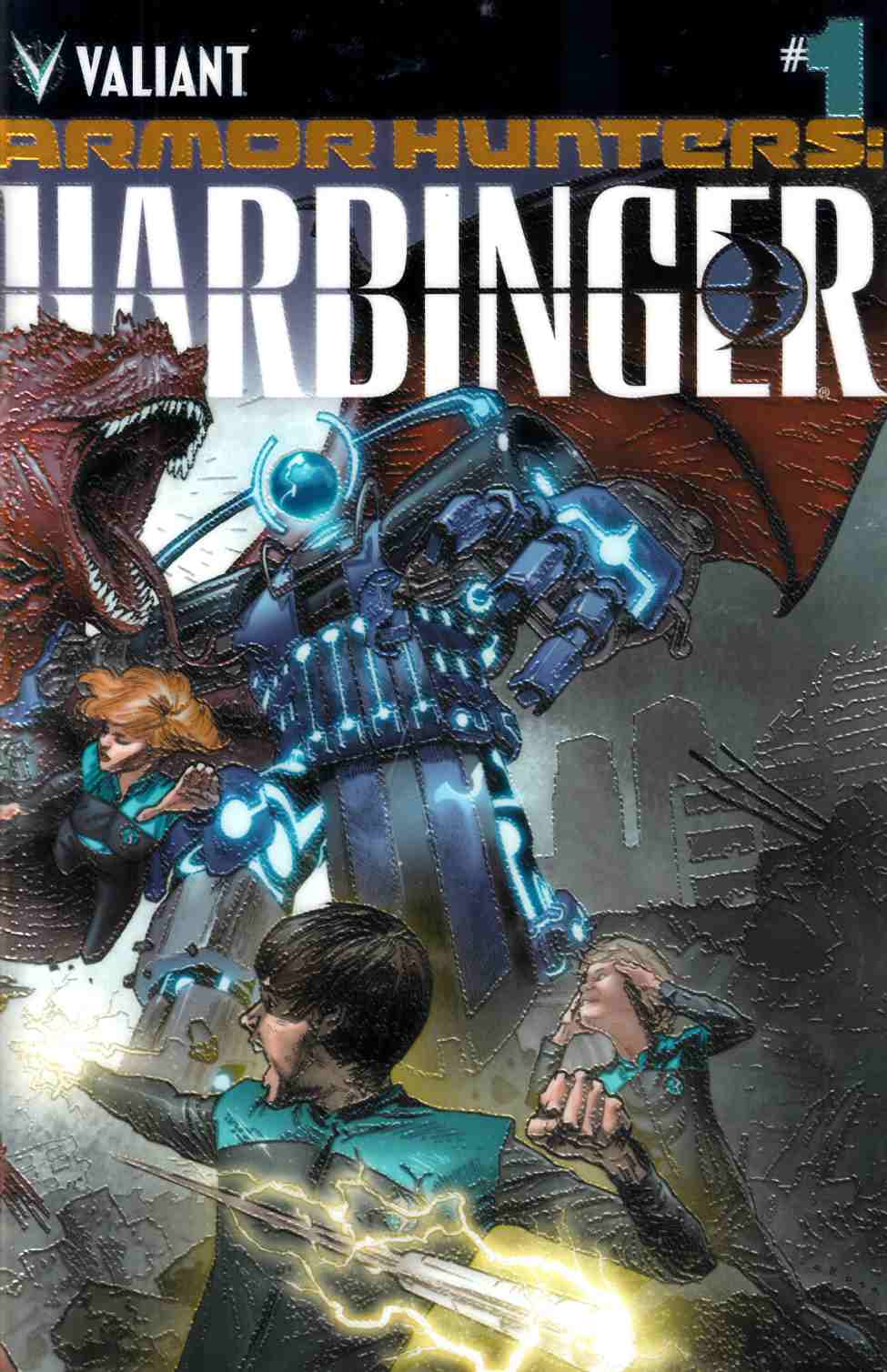 Armor Hunters Harbinger #1 Chromium Cover [Valiant Comic] LARGE